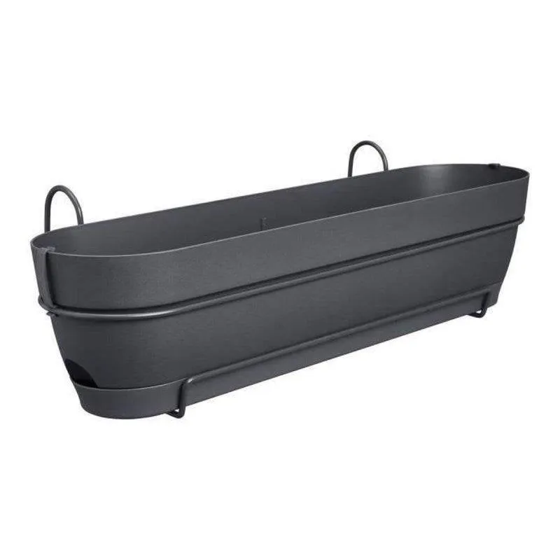 Giardiniere Elho Vibia Campana Allin1 11L Antracite con vassoio integrato - immagine 1