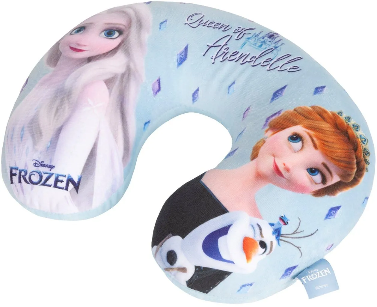Tataway Cuscino da Viaggio per Bambini con Supporto per Collo per Auto, Aereo e Passeggino (Frozen) - immagine 2