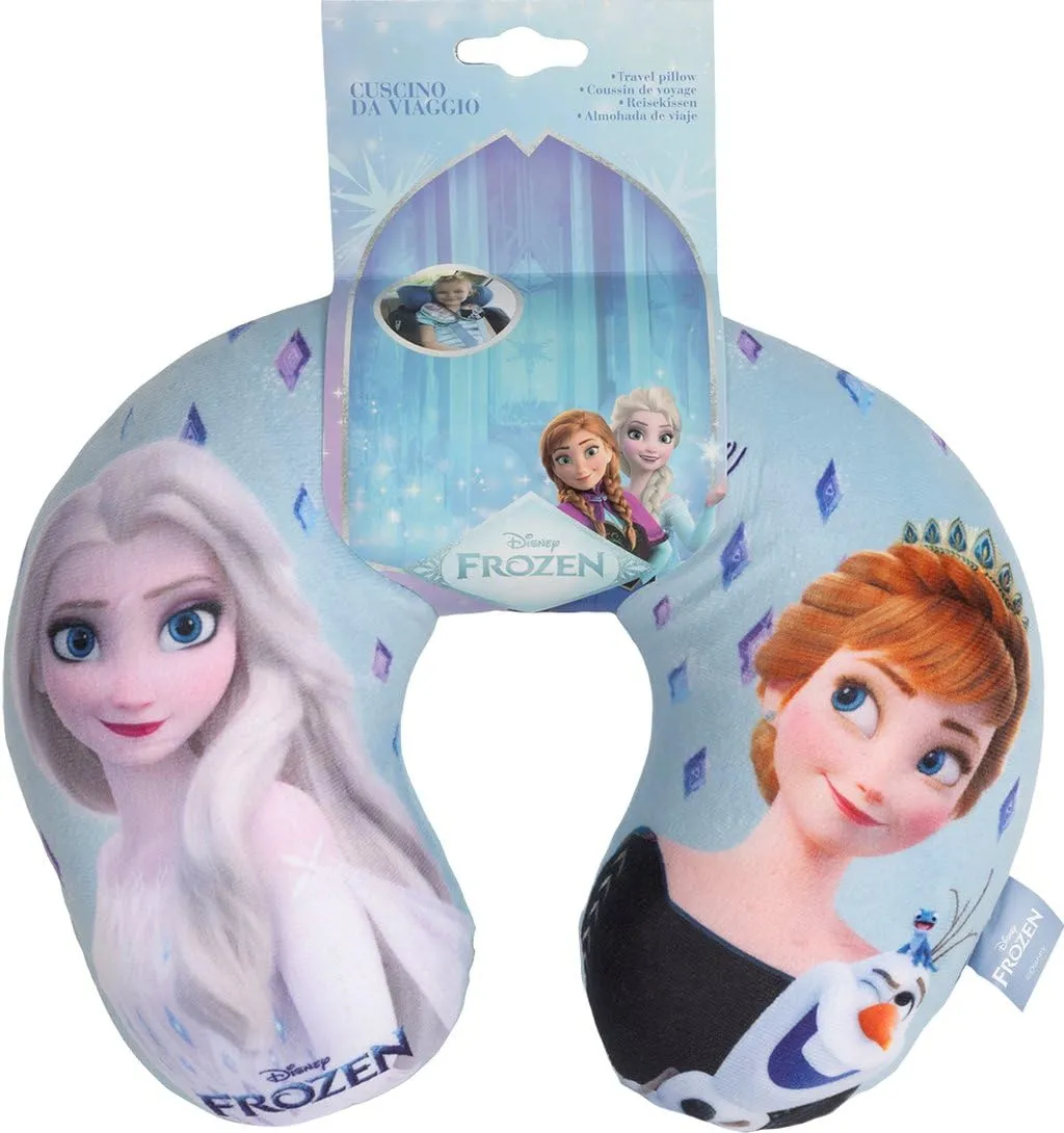 Tataway Cuscino da Viaggio per Bambini con Supporto per Collo per Auto, Aereo e Passeggino (Frozen) - immagine 3