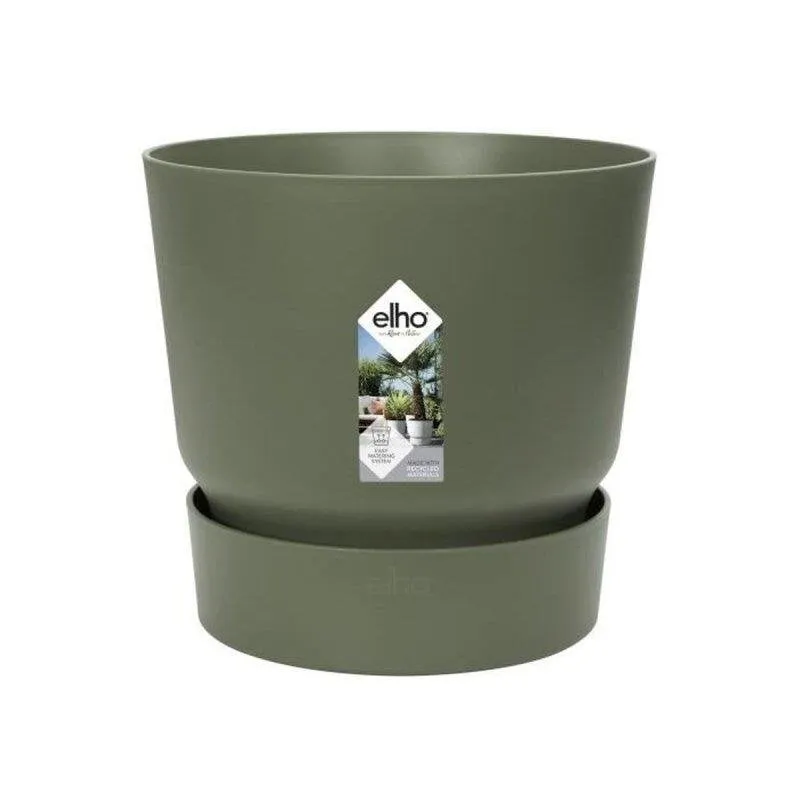Vaso Elho Greenville Verde Ø55 x H50 cm Esterno Resistente Gelo UV - immagine 1