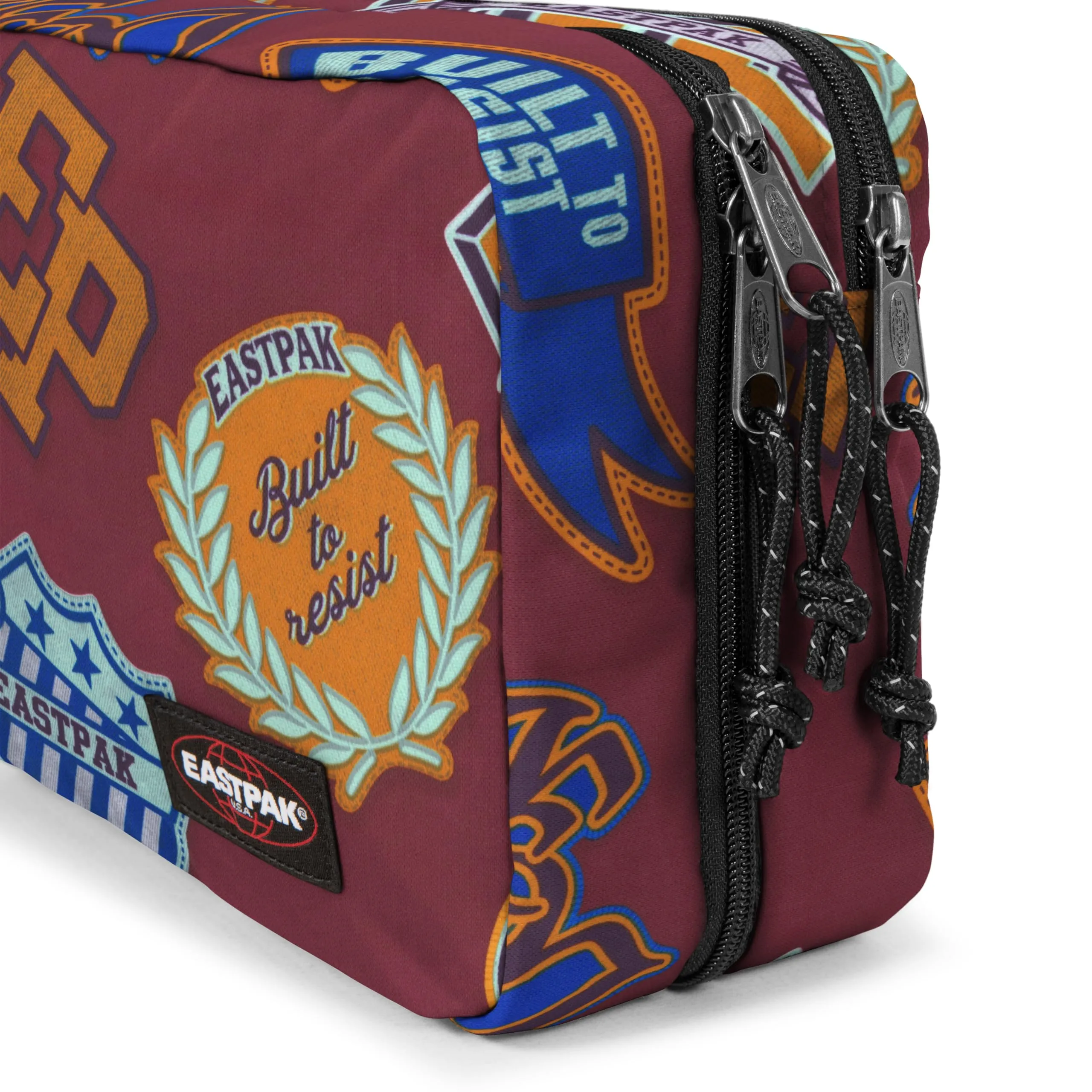 EASTPAK MAVIS Borsa da toilette, 6 L, Clash Burgundy, Rosso - immagine 4