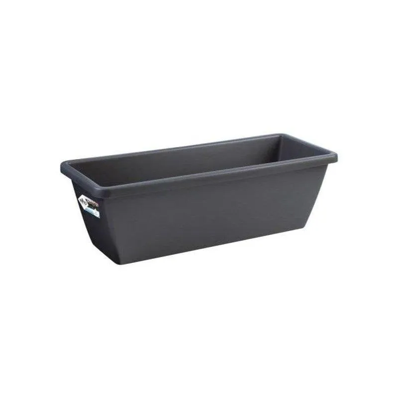 Vaso da fiori Elho Barcelona Balconnière 40 Rettangolare Antracite Plastica Riciclata - immagine 1