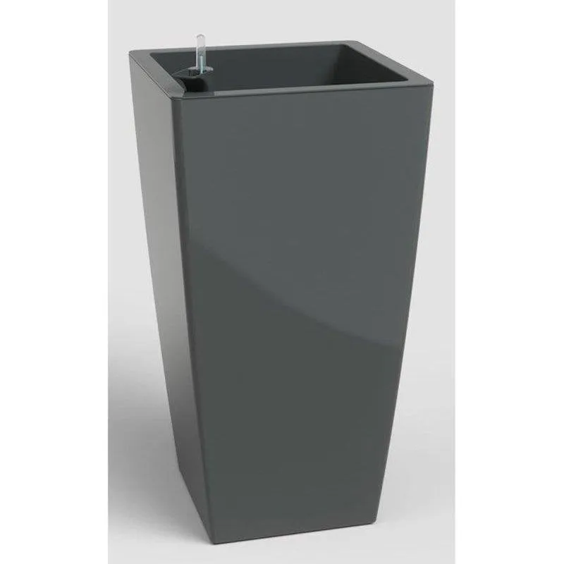 Vaso Artevasi Pisa Auto-Irrorazione Antracite 40x40x78 cm - immagine 1