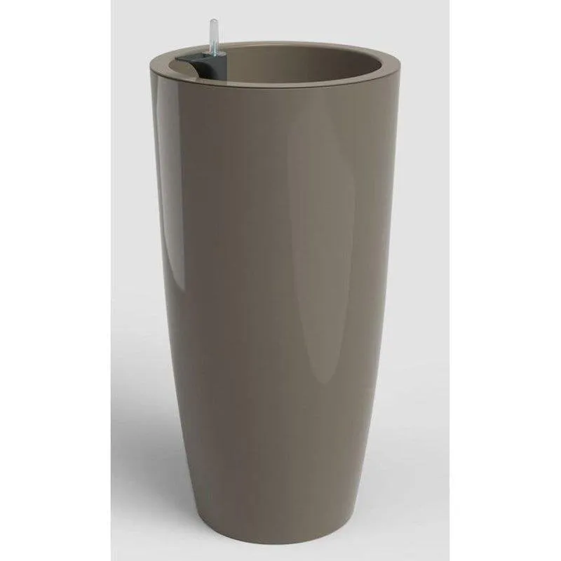 Vaso Artevasi Santorini SWS 65 Br Taupe Lucido Autoriprofumato Ø33x65cm - immagine 1