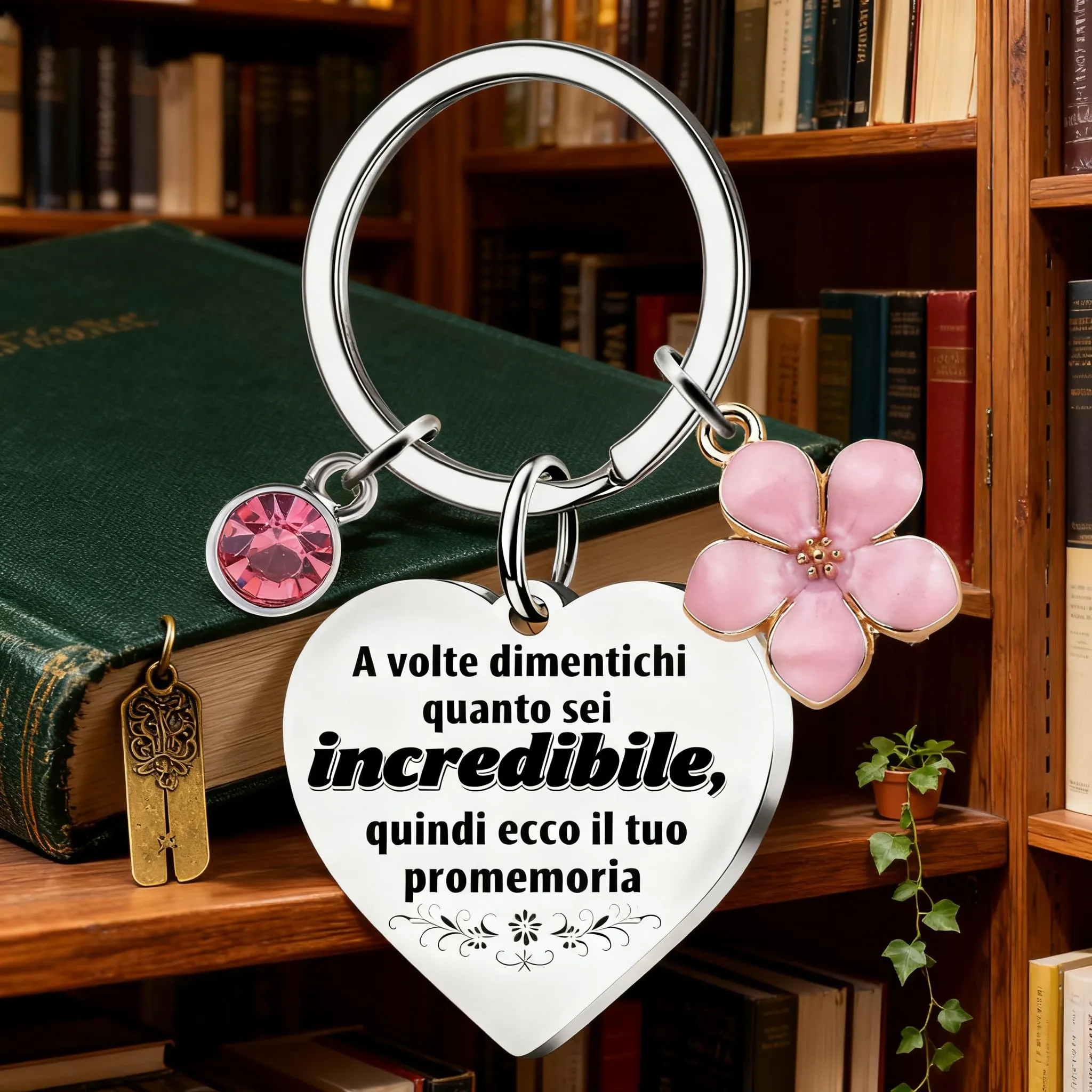 Regalo Festa Della mamma - regalo san valentino per lei - Regalo per le donna, portachiavi da donne, di ringraziamento per Natale, compleanno, per fidanzata, moglie, migliore amica, colleghi, segreto - immagine 3