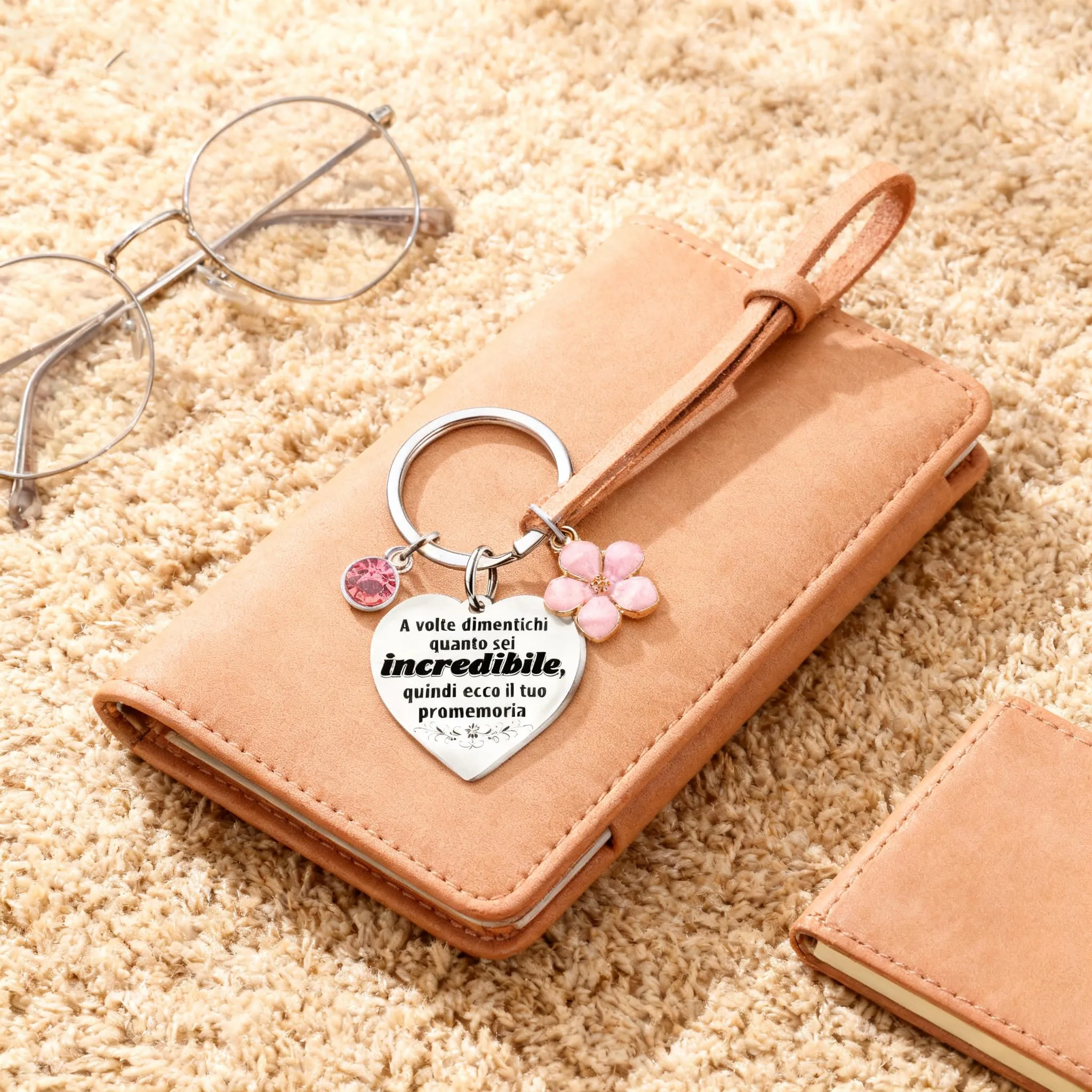 Regalo Festa Della mamma - regalo san valentino per lei - Regalo per le donna, portachiavi da donne, di ringraziamento per Natale, compleanno, per fidanzata, moglie, migliore amica, colleghi, segreto - immagine 4