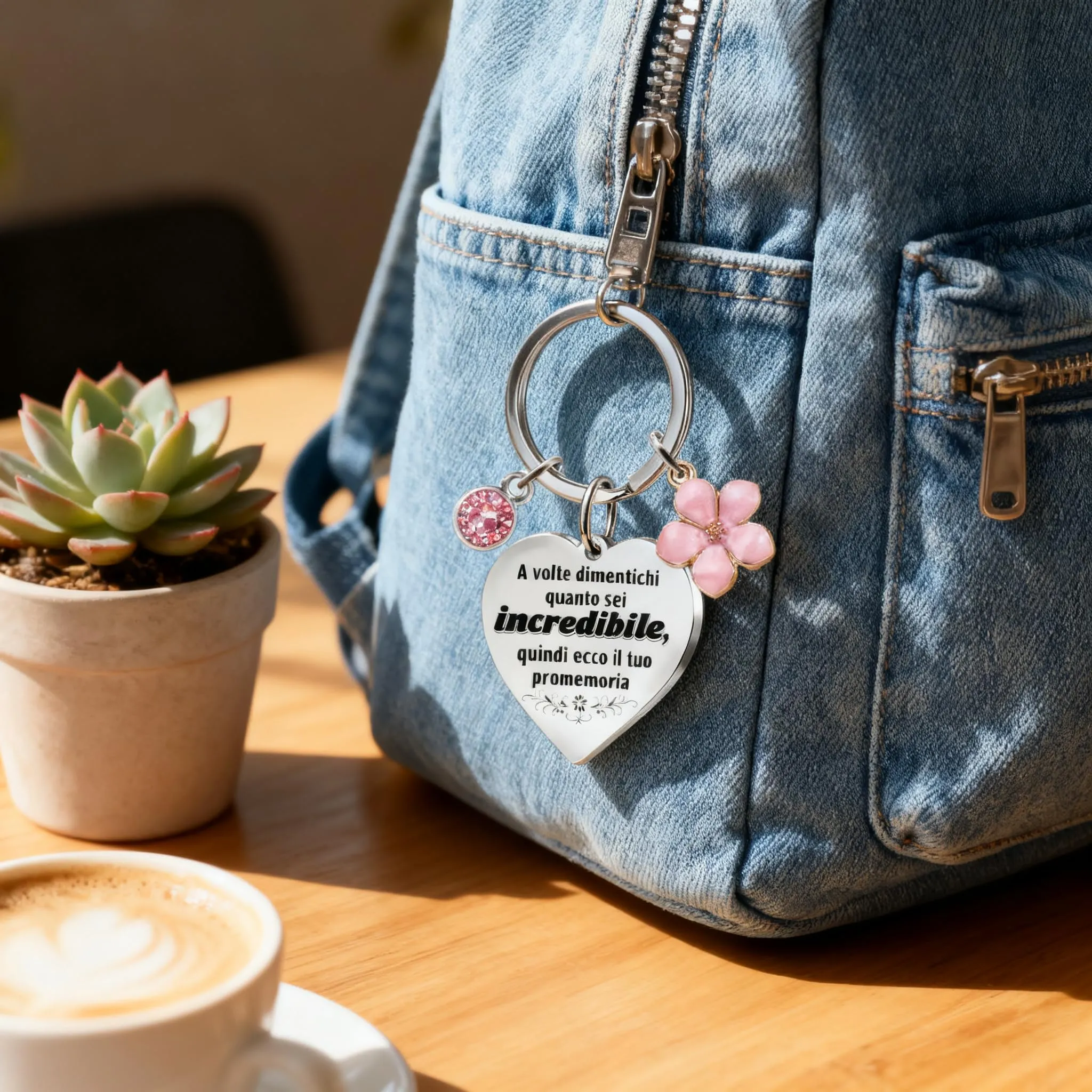 Regalo Festa Della mamma - regalo san valentino per lei - Regalo per le donna, portachiavi da donne, di ringraziamento per Natale, compleanno, per fidanzata, moglie, migliore amica, colleghi, segreto - immagine 8