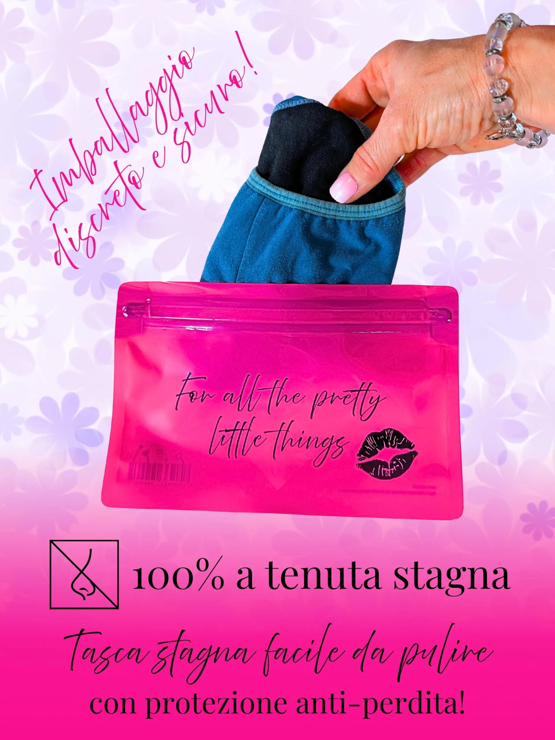 Noaks Bags, set da 5 sacchetti impermeabili (IPX8), antiodore, SMART SET - immagine 4