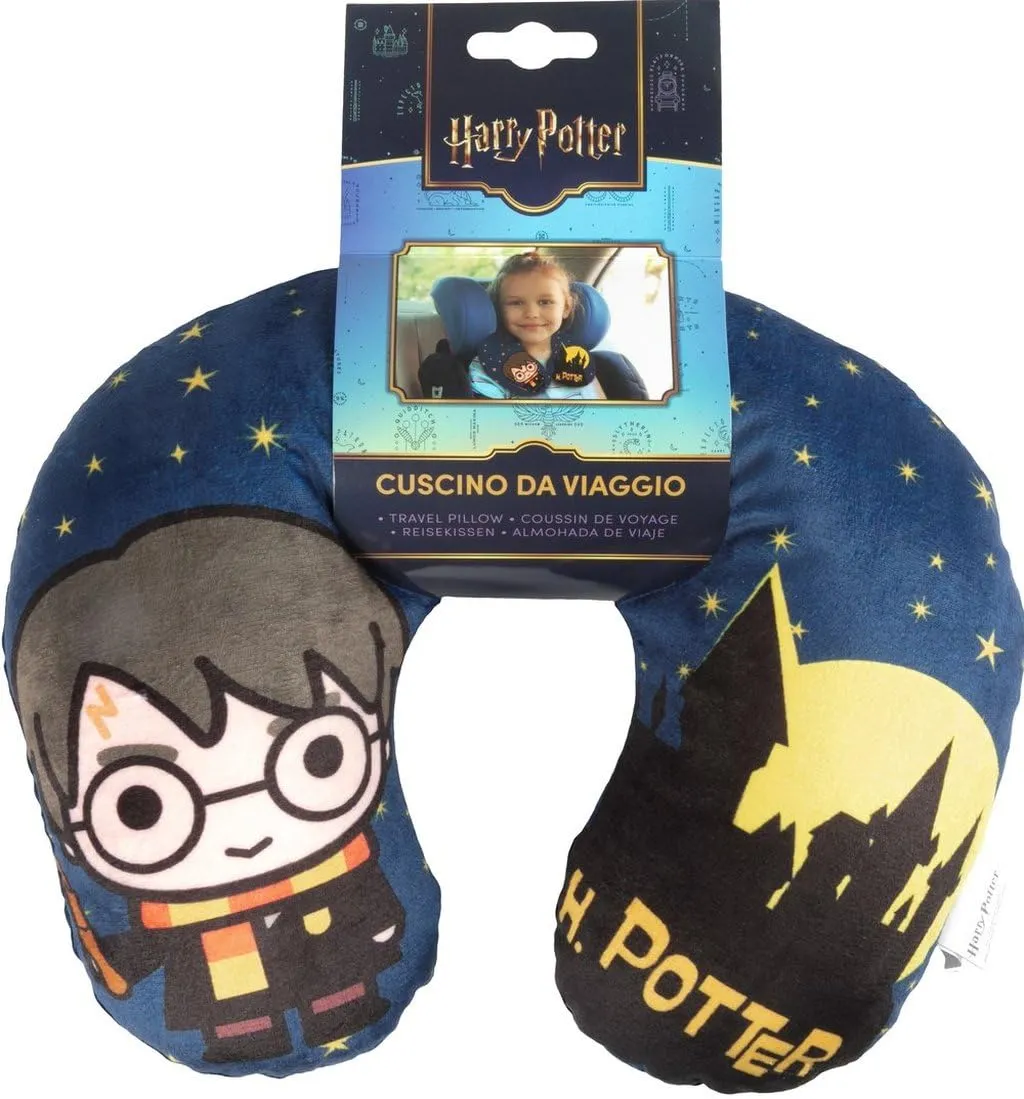Tataway Cuscino da Viaggio per Bambini con Supporto per Collo per Auto, Aereo e Passeggino (Harry Potter) - immagine 3