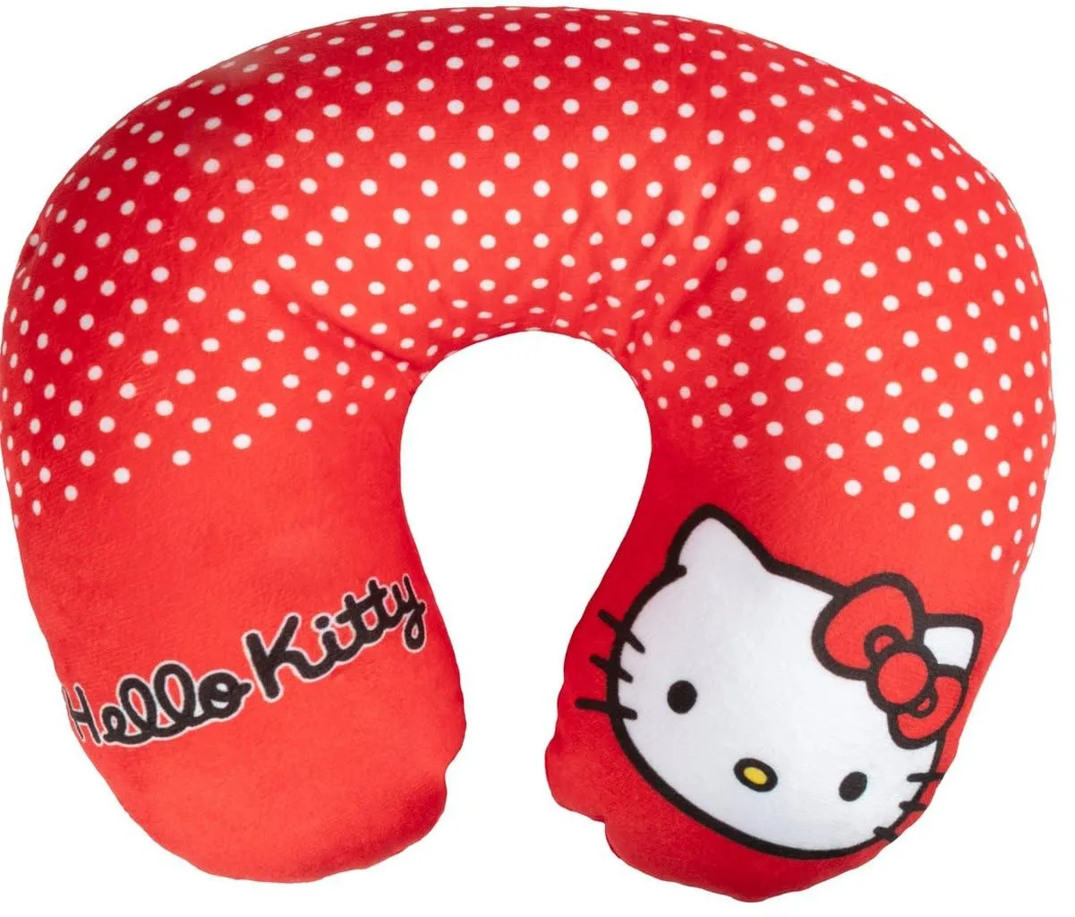 Tataway Cuscino da Viaggio per Bambini con Supporto per Collo per Auto, Aereo e Passeggino (Hello Kitty) - immagine 1