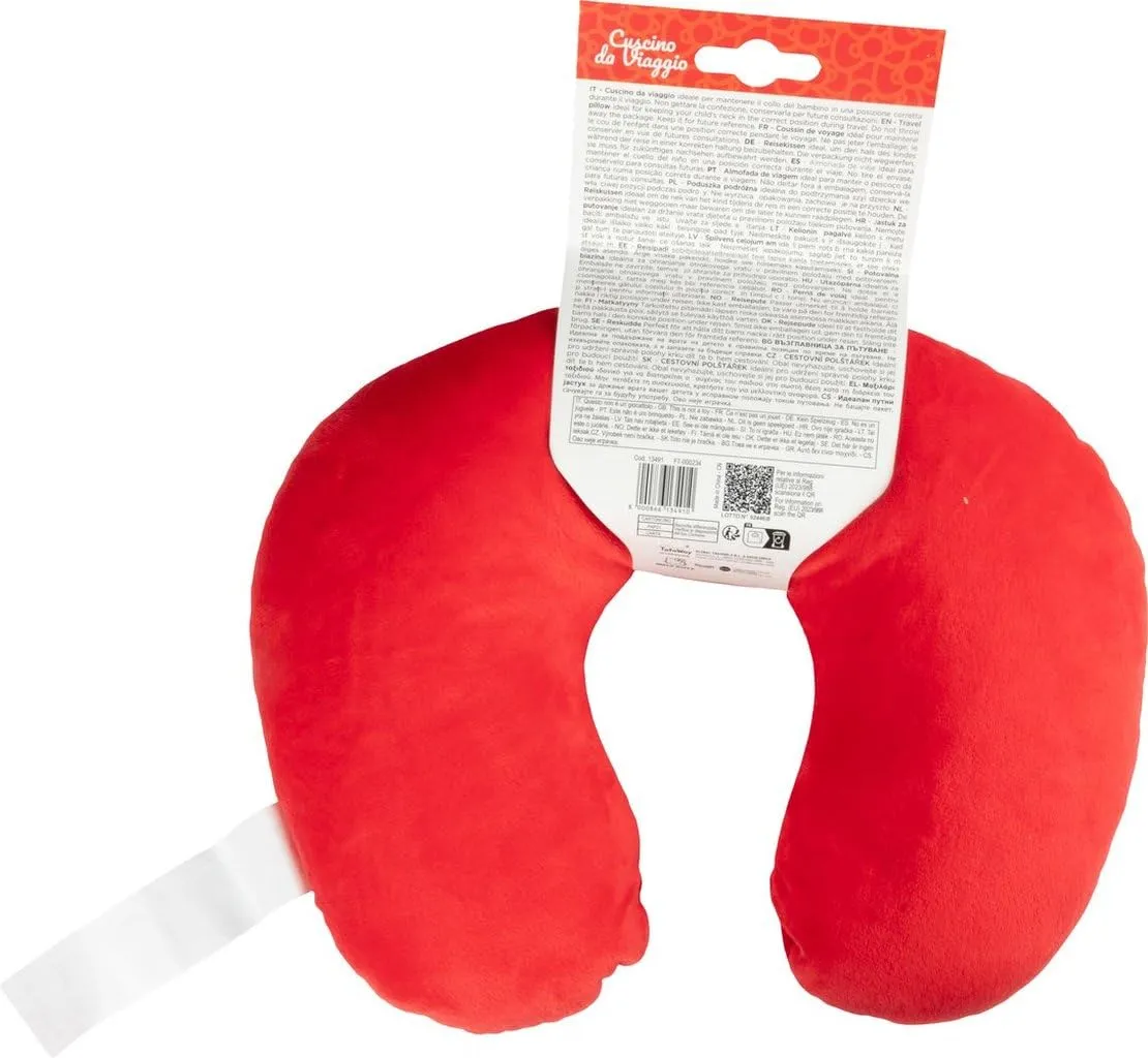 Tataway Cuscino da Viaggio per Bambini con Supporto per Collo per Auto, Aereo e Passeggino (Hello Kitty) - immagine 4