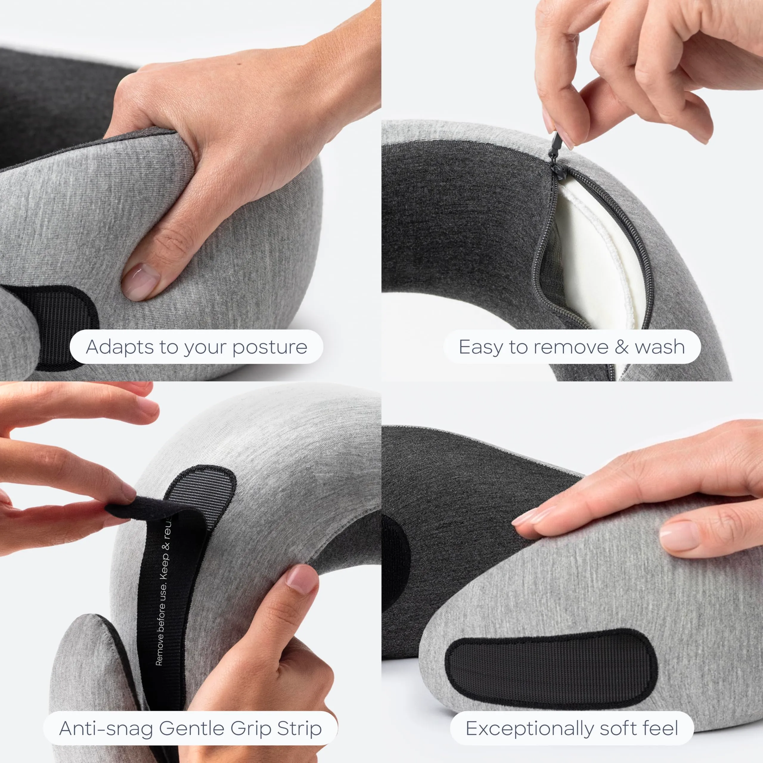 Ostrichpillow GO Travel Pillow, 360° Premium Memory Foam Support, Patented - immagine 6