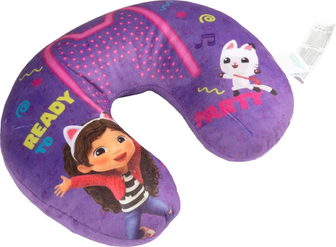 Tataway Cuscino da Viaggio per Bambini con Supporto per Collo per Auto, Aereo e Passeggino (Gabby's) - immagine 2