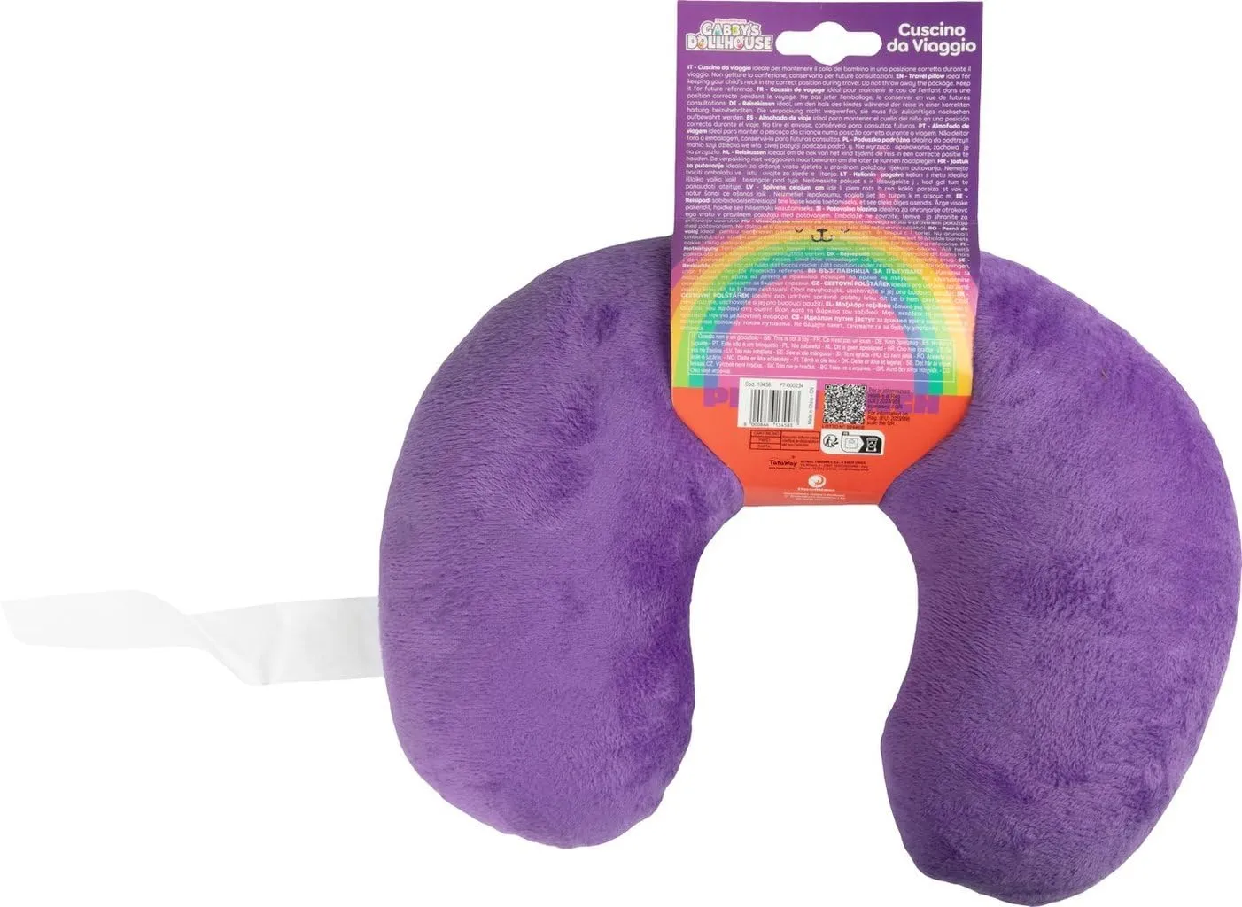 Tataway Cuscino da Viaggio per Bambini con Supporto per Collo per Auto, Aereo e Passeggino (Gabby's) - immagine 4
