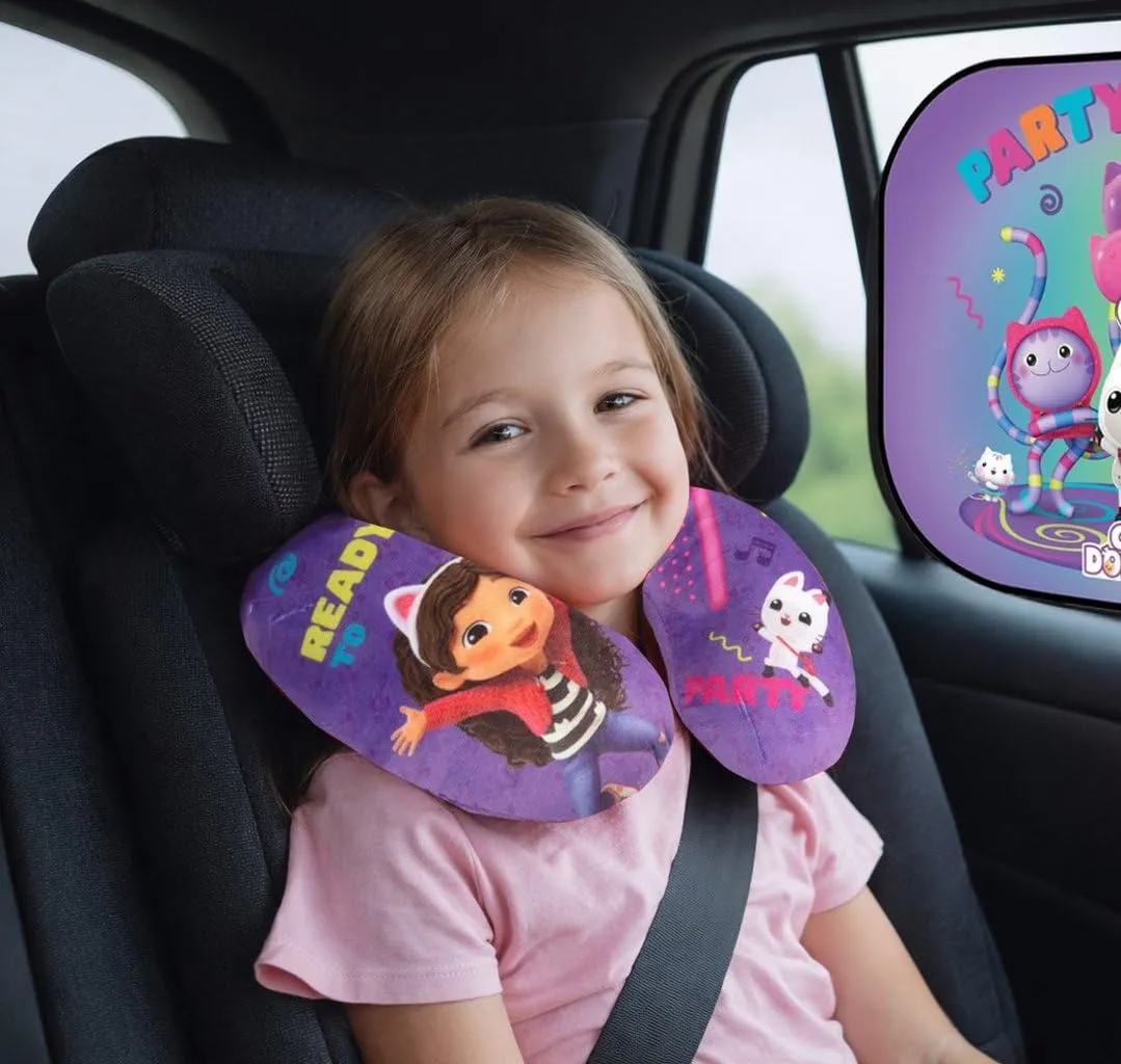 Tataway Cuscino da Viaggio per Bambini con Supporto per Collo per Auto, Aereo e Passeggino (Gabby's) - immagine 5