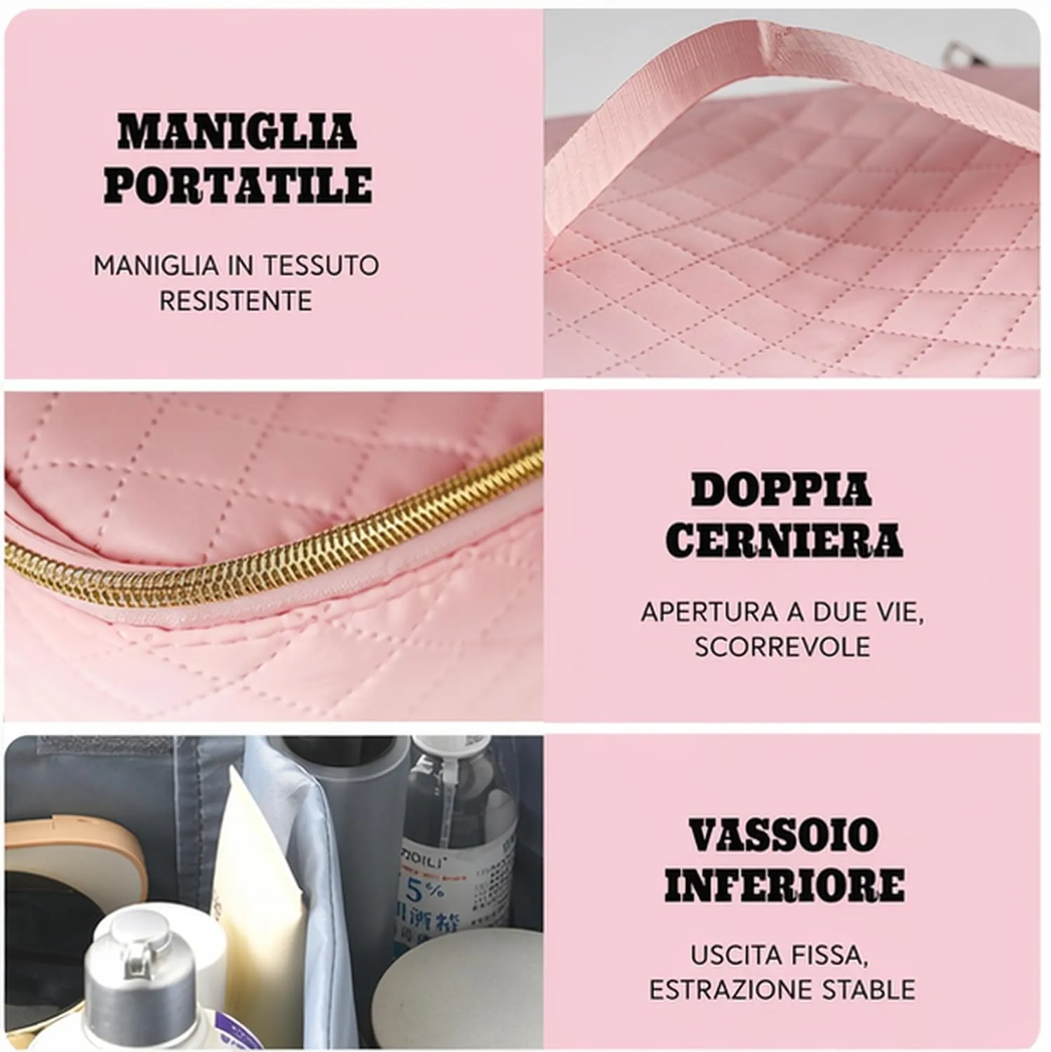 Portasmalti Organizer Valigetta per Unghie - immagine 3