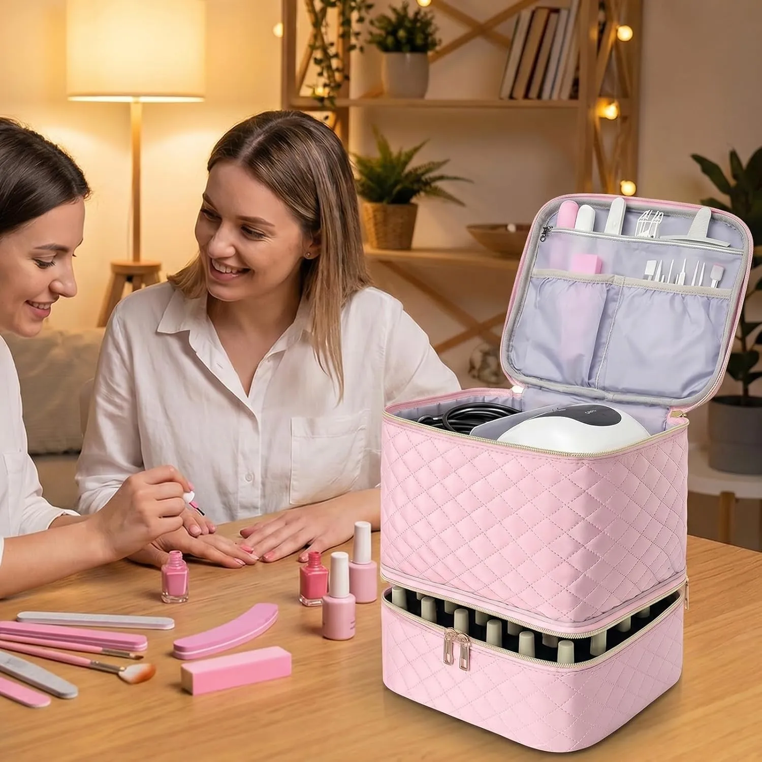 Portasmalti Organizer Valigetta per Unghie - immagine 5