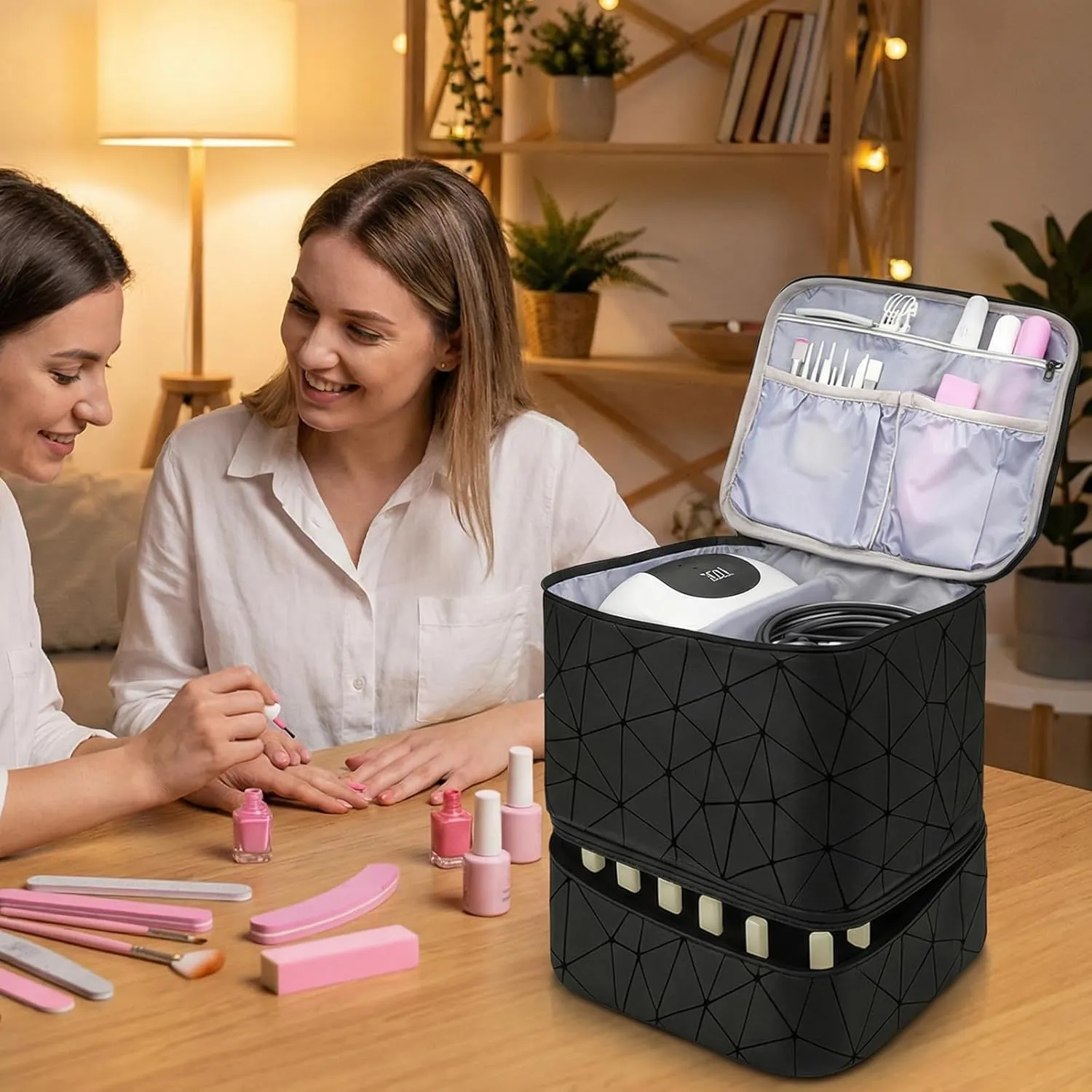 Portasmalti Organizer Valigetta per Unghie - immagine 5