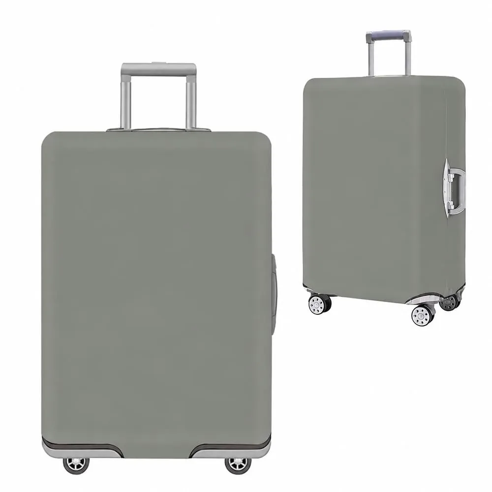 Custodia protettiva elastica per valigia da 45,7 a 81,3 cm, lavabile, grigio, L(26-28 in), Moderno - immagine 1