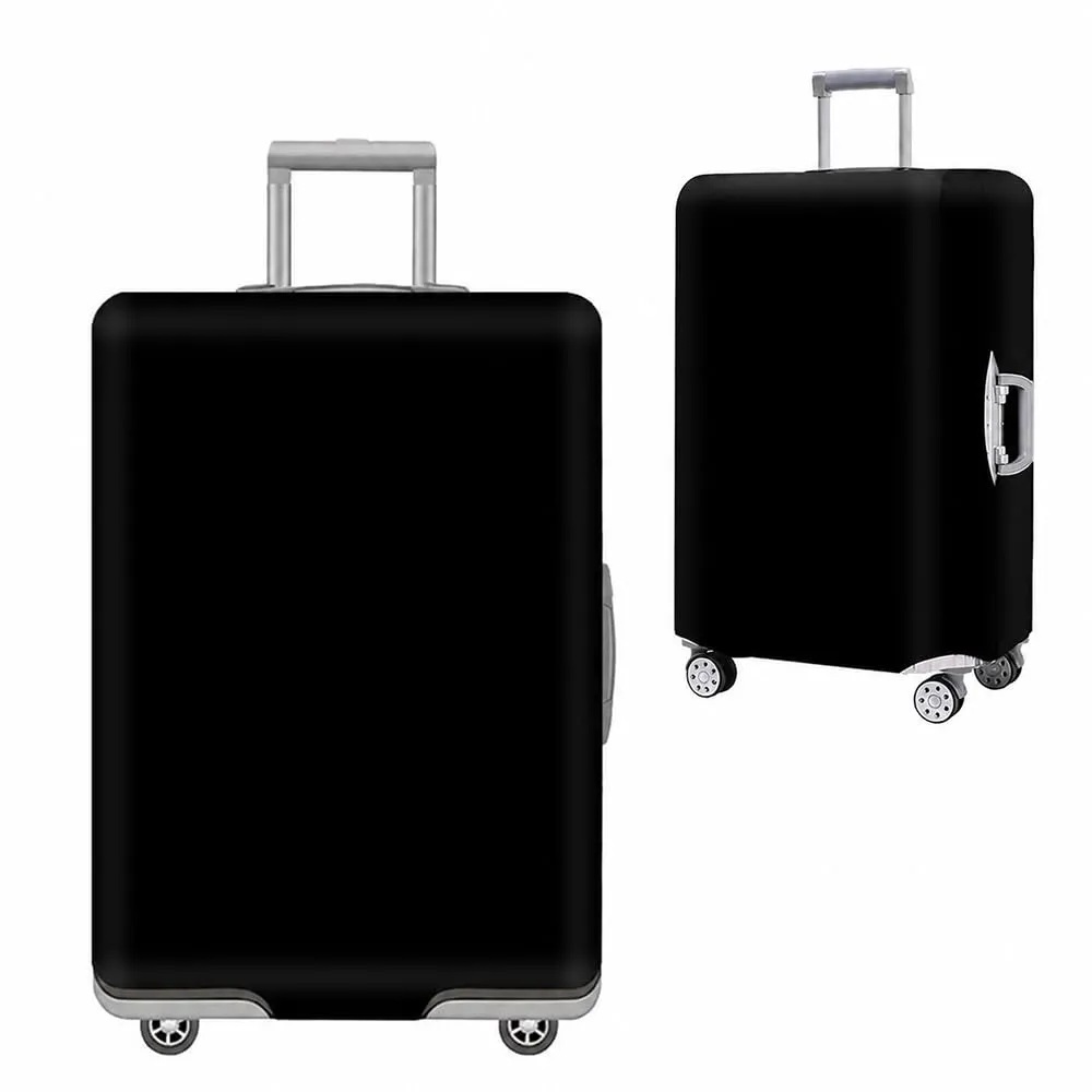Custodia protettiva elastica per valigia da 45,7 a 81,3 cm, lavabile, nero, L(26-28 in), Moderno - immagine 1