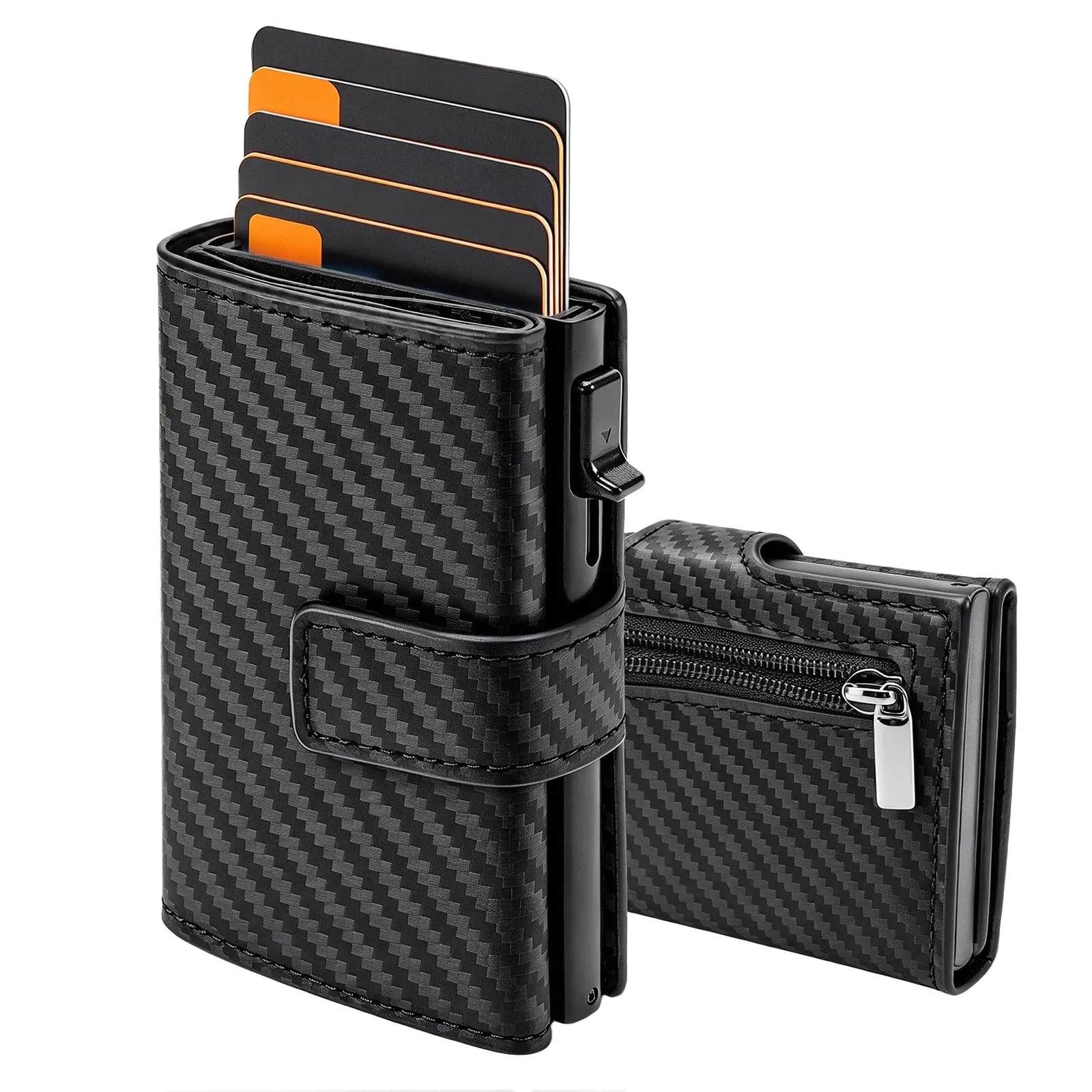 Wowfast Portafoglio Uomo Slim con Protezione RFID Anticlonazione - immagine 1