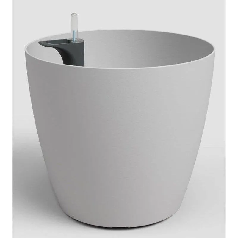 Vaso Artevasi San Remo SWS 36 MA Rotondo 25L Auto-irrigazione Grigio Chiaro - immagine 1