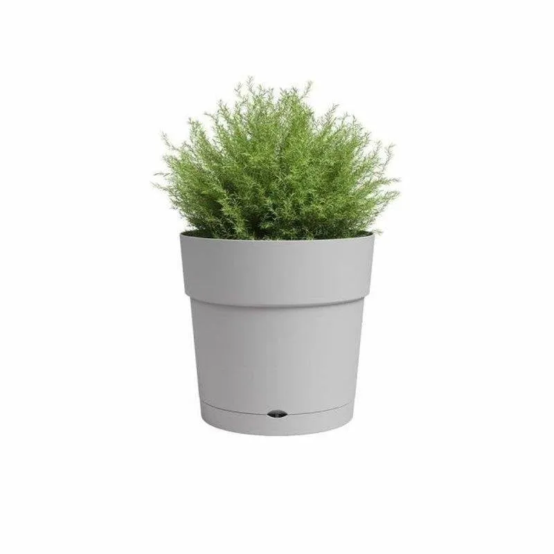 Vaso Artevasi Capri Large 30 cm Autorriga Grigio Chiaro Serbatoio Acqua - immagine 1