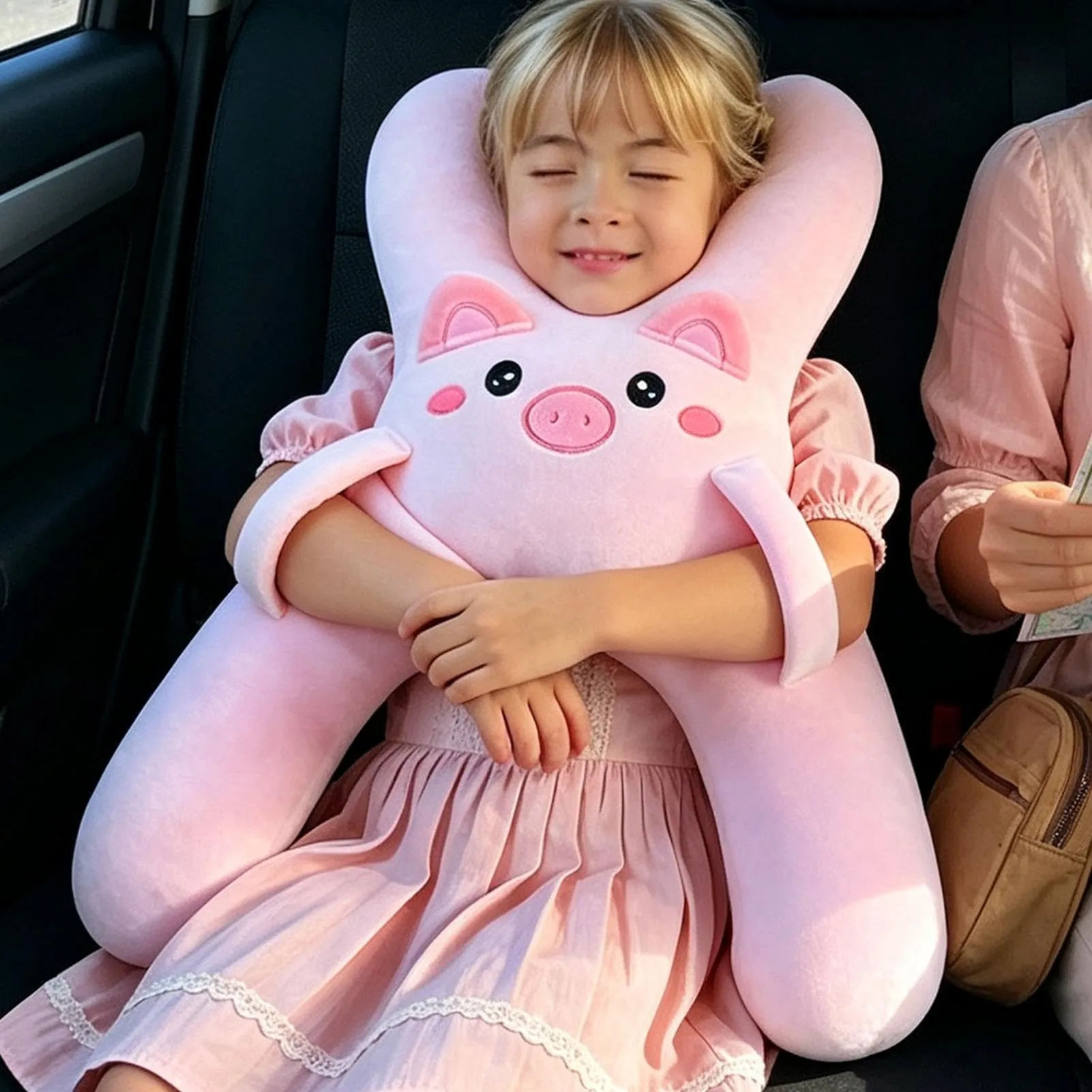 Cuscino Auto Per Bambini Ergonomico Regolabile Portatile - immagine 3