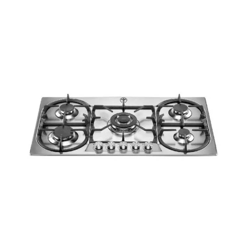 Piano a gas La Germania P9101D9X/19 90 cm Acciaio inox 5 fuochi - immagine 1