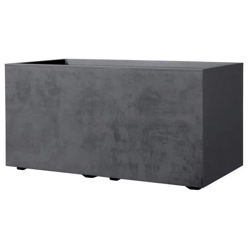 Giardiniere Deroma Muret Millennium R Grigio Antracite 78,5x39x39,1 cm 73 L - immagine 1