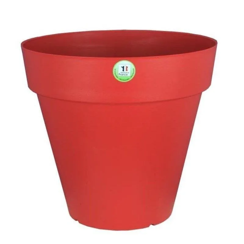 Vaso Tondo Riviera Soleilla Ø59 Cm - 85 L Granata Polipropilene - immagine 1