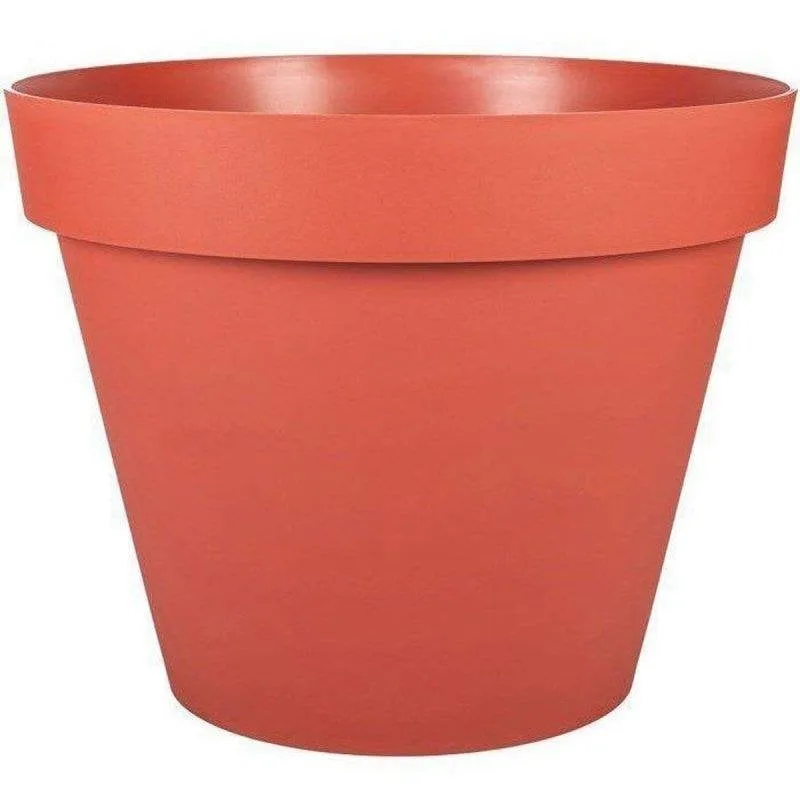 Vaso Rondo EDA Toscane 10 L Ø 29,5 cm Vernice Arancione - immagine 1