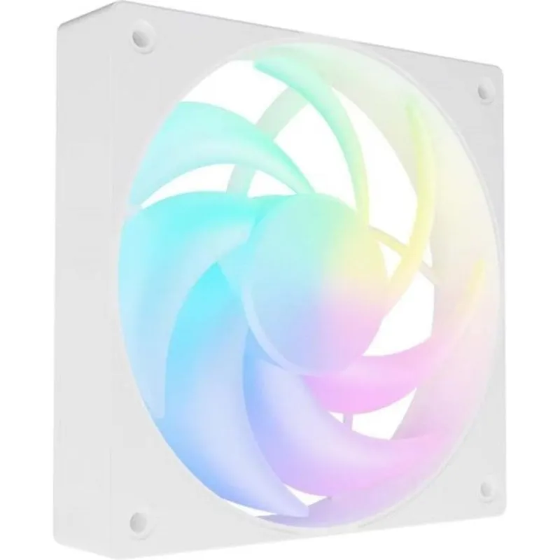 Raffreddamento Aria Fury 120 mm PWM ARGB 3x NGF-2413 Bianco - immagine 1