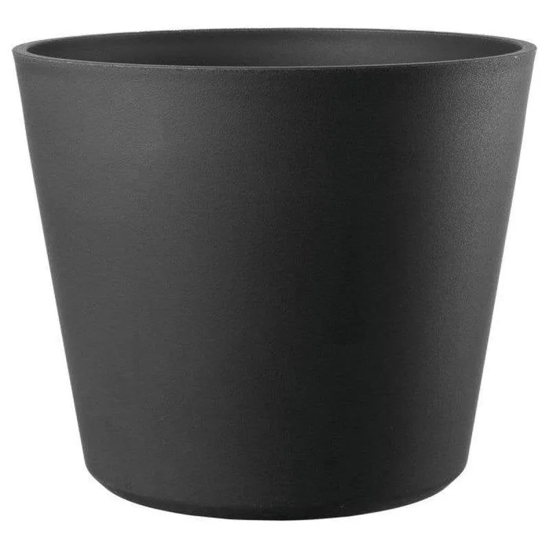 Vaso Rotondo Deroma Origin 11 L Antracite 29 x 24 cm - immagine 1