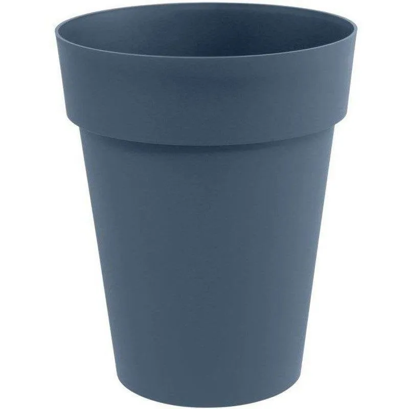 Vaso EDA Toscane Rotondo Blu Jean Polipropilene Ø44 x H53 cm 50 L - immagine 1