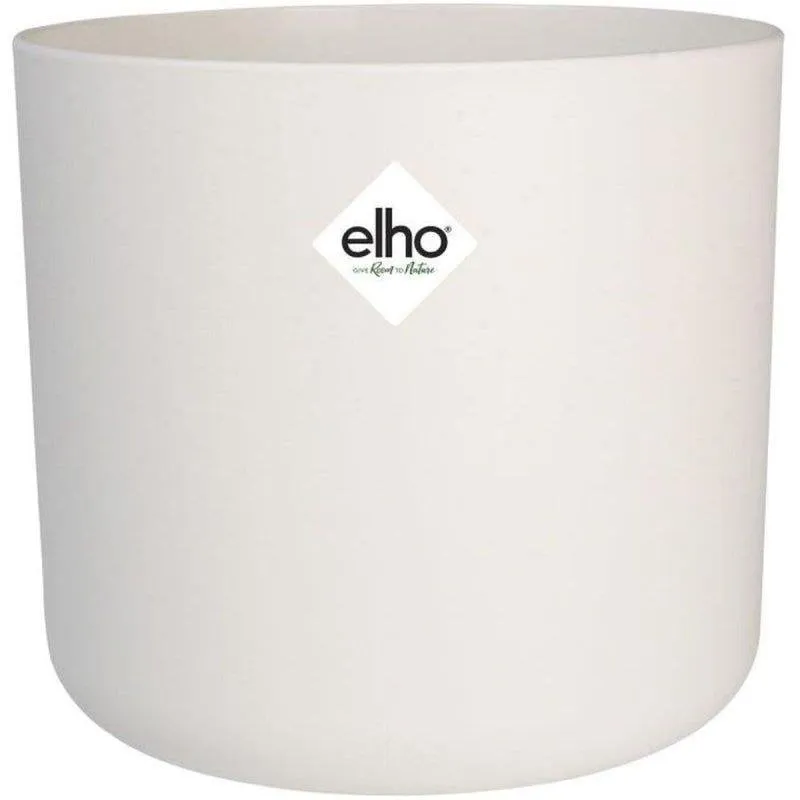 Vaso da Interno Elho B.for Soft Round 30 cm Verde Foglia Plastica Riciclata - immagine 1