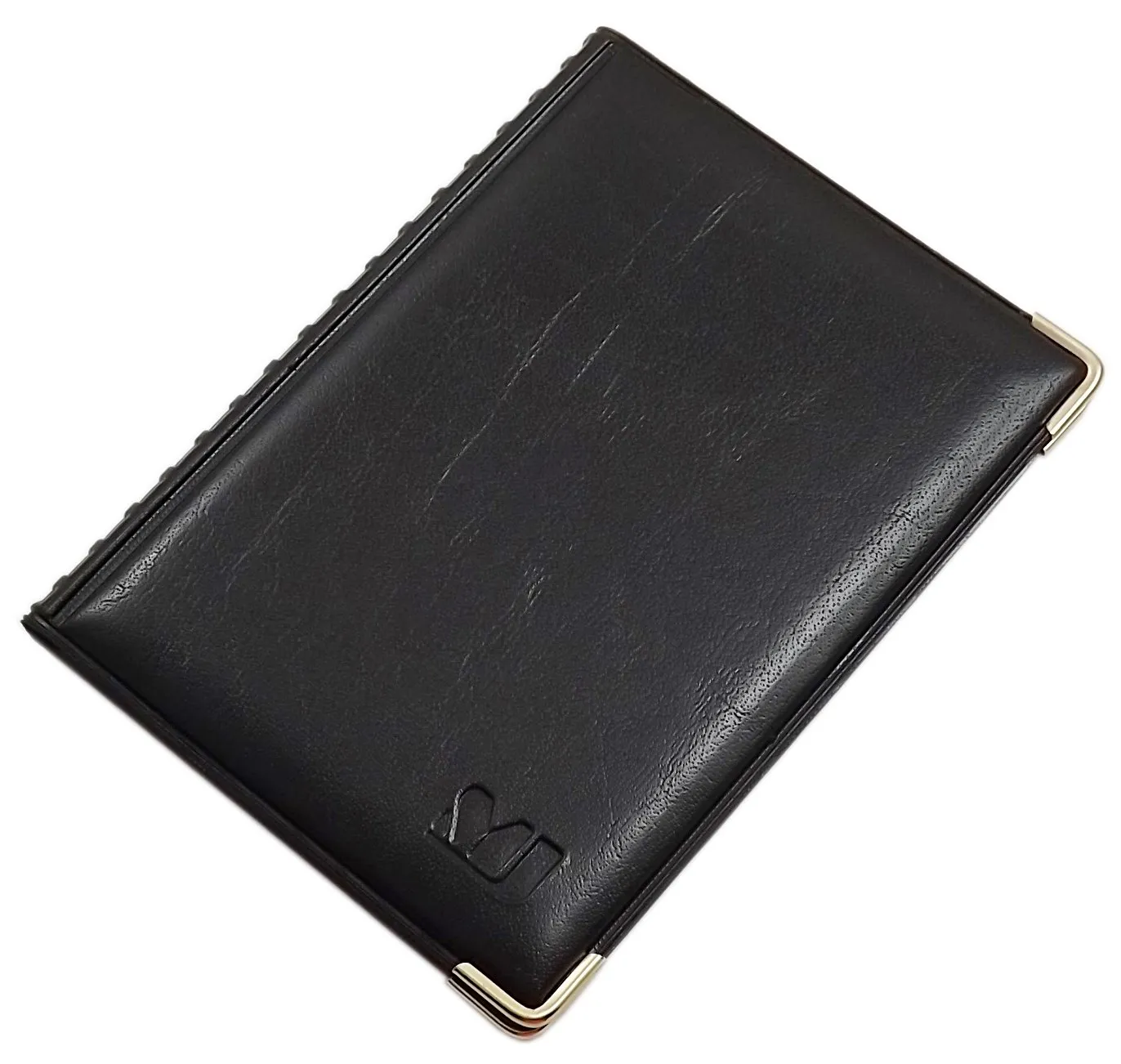 Porta carte d'identità e carte di credito con 10 scomparti MJ-Design-Germany Made in UE in diversi colori e designs (Design 2 / Nero) - immagine 1