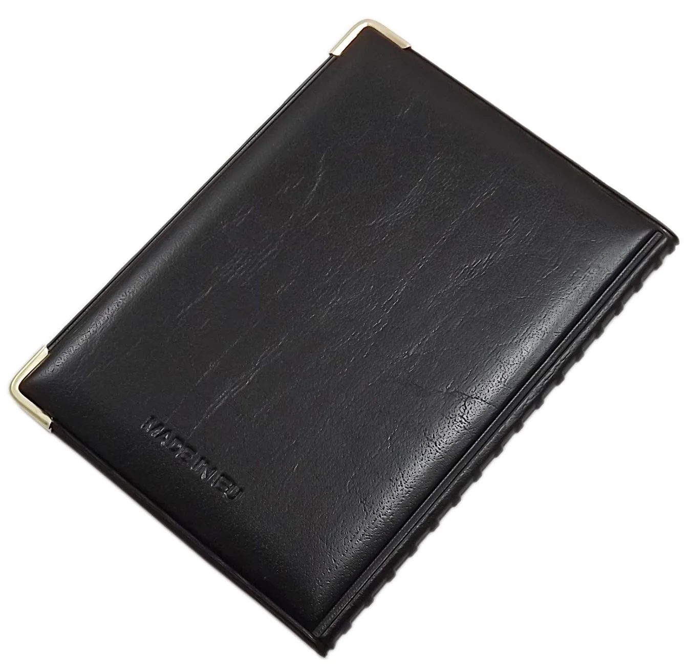 Porta carte d'identità e carte di credito con 10 scomparti MJ-Design-Germany Made in UE in diversi colori e designs (Design 2 / Nero) - immagine 2