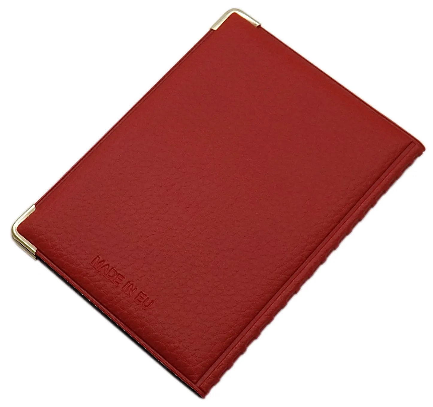 Porta carte d'identità e carte di credito con 10 scomparti MJ-Design-Germany Made in UE in diversi colori e designs (Design 3 / Rosso) - immagine 2