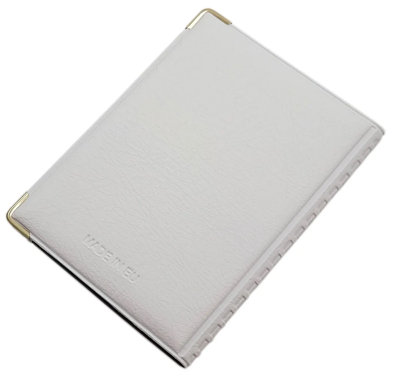 Porta carte d'identità e carte di credito con 10 scomparti MJ-Design-Germany Made in UE in diversi colori e designs (Design 4 / Bianco) - immagine 2