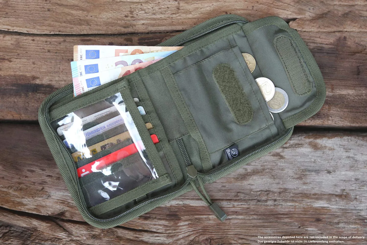 Brandit Wallet One, darkcamo, OS - immagine 4