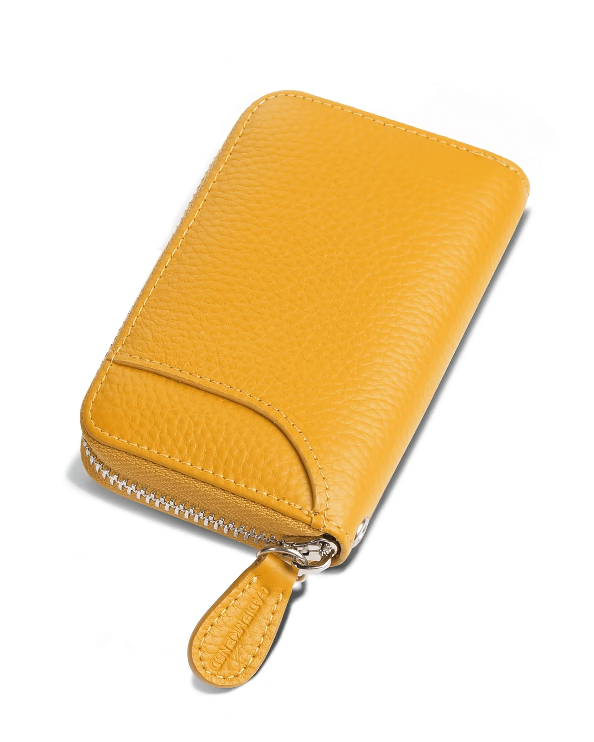 GADIEMKENSD Credit Card Holder Rfid Sleeves Wallets Thin Carteras Para Mujer Boho Tarjeteros De Mujer Mini Purse for Travel Card Cases & Money Organizers Cash Envelope Wallet for Womens Gift Yellow - immagine 1