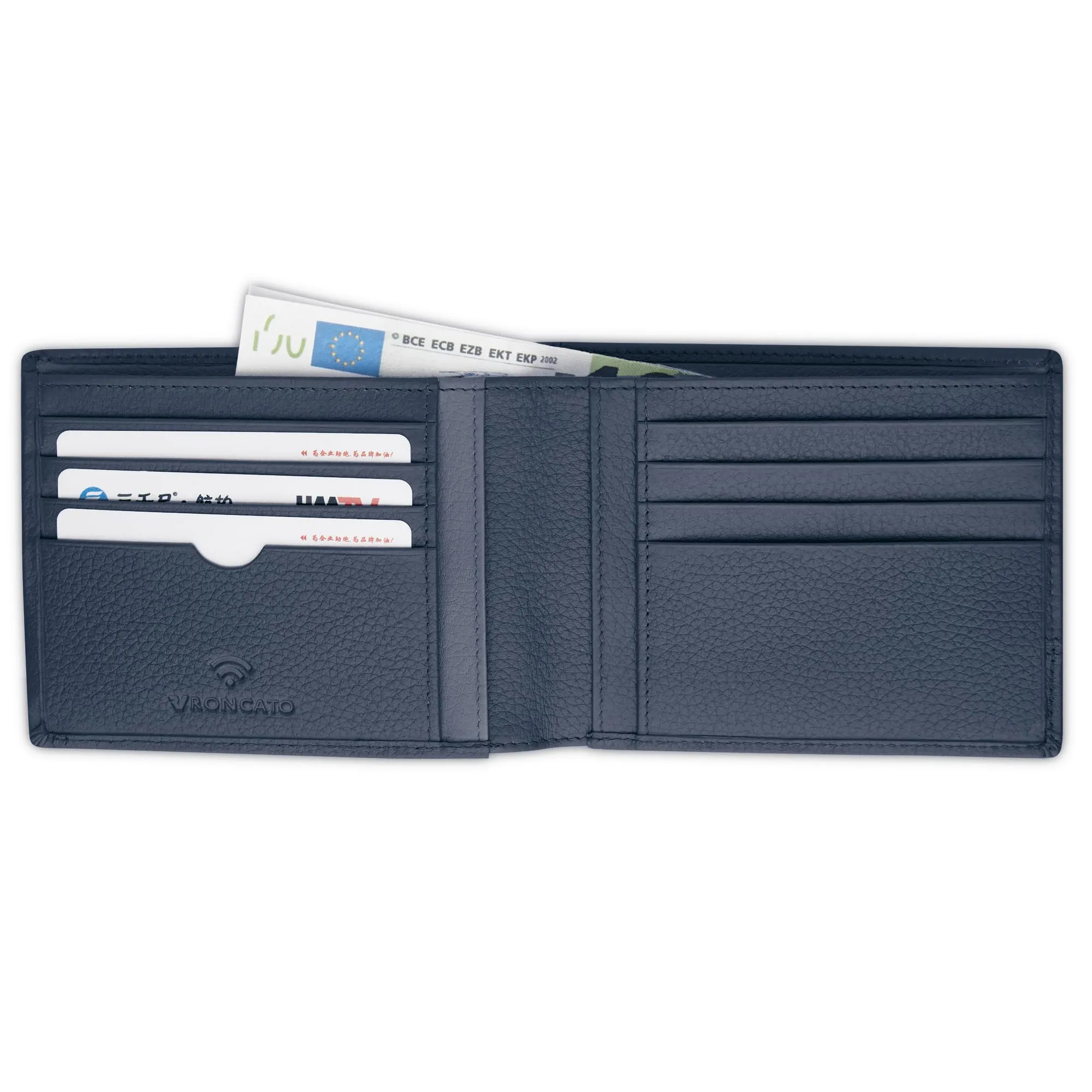 RONCATO ALASKA Portafoglio uomo 13x9.5x1.5 cm - Blu Navy - immagine 2