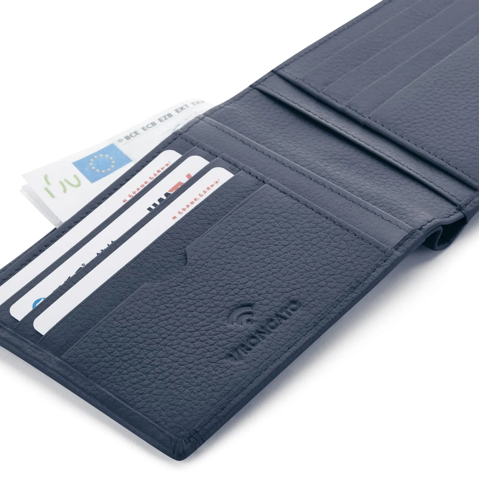 RONCATO ALASKA Portafoglio uomo 13x9.5x1.5 cm - Blu Navy - immagine 3