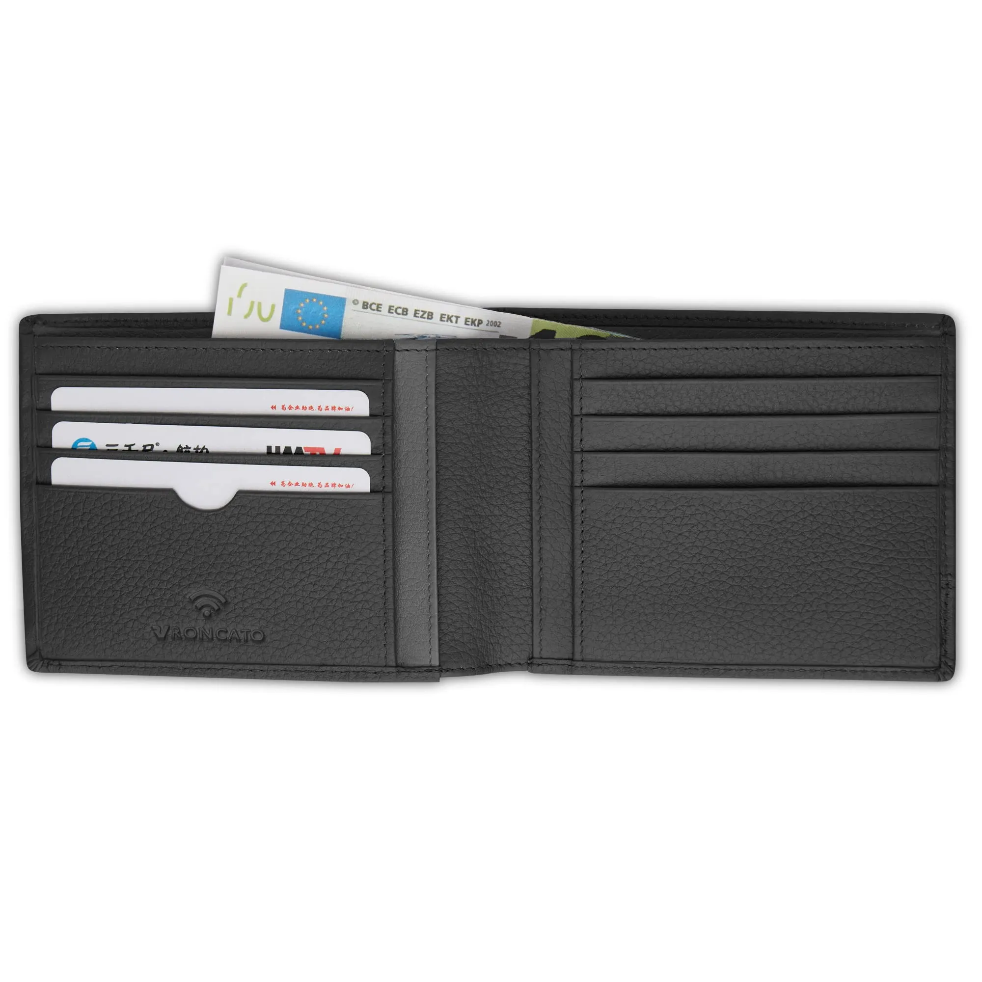 RONCATO ALASKA Portafoglio uomo 13x9.5x1.5 cm - Nero - immagine 2
