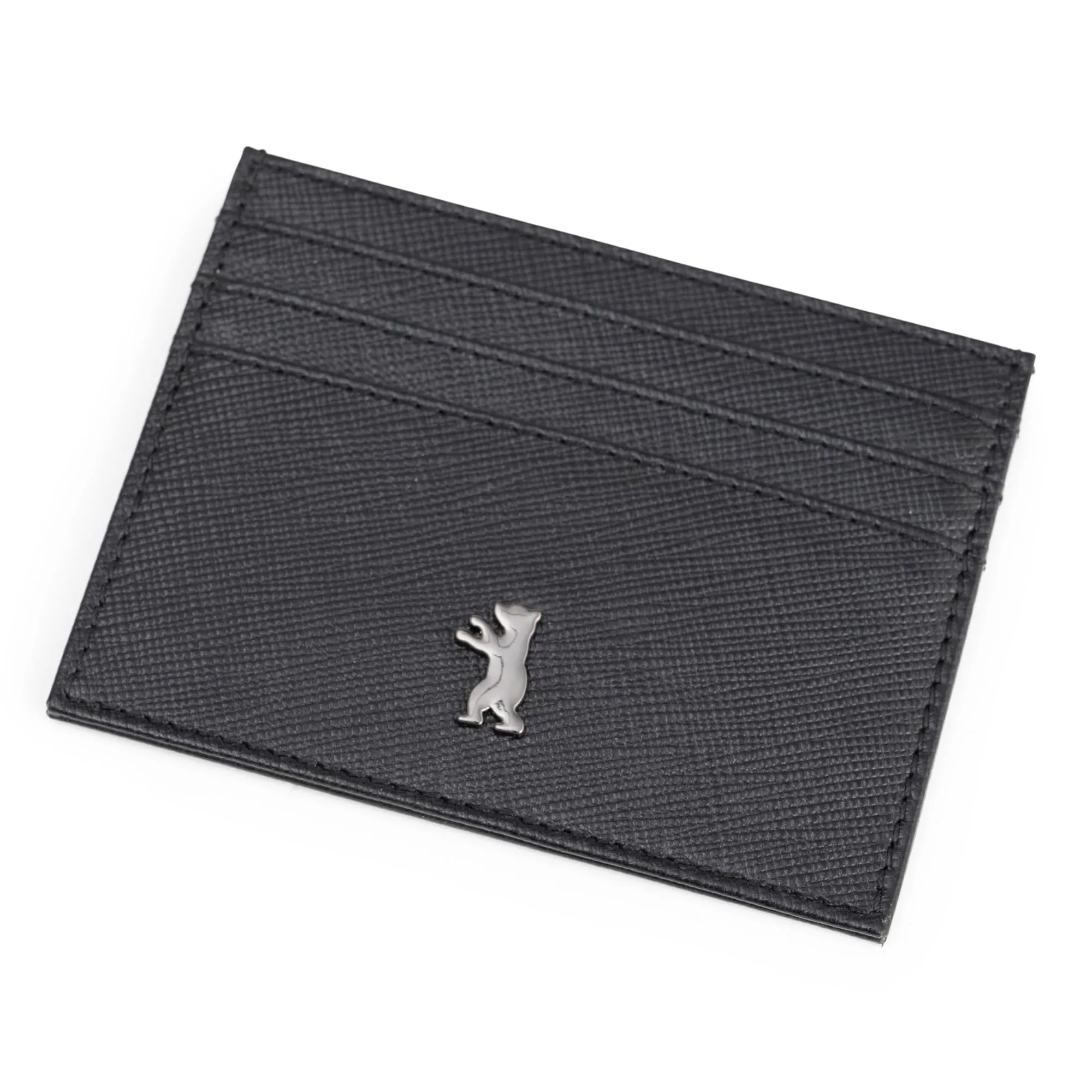 Berliner Bags Portacarte Hugo Uomo Slim Sottile in Pelle Saffiano con RFID - immagine 1