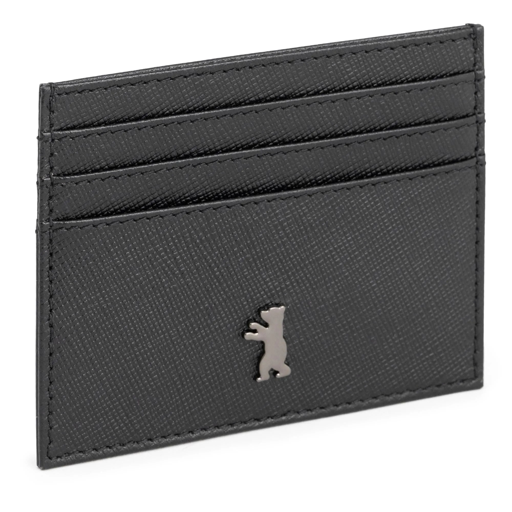 Berliner Bags Portacarte Hugo Uomo Slim Sottile in Pelle Saffiano con RFID - immagine 4