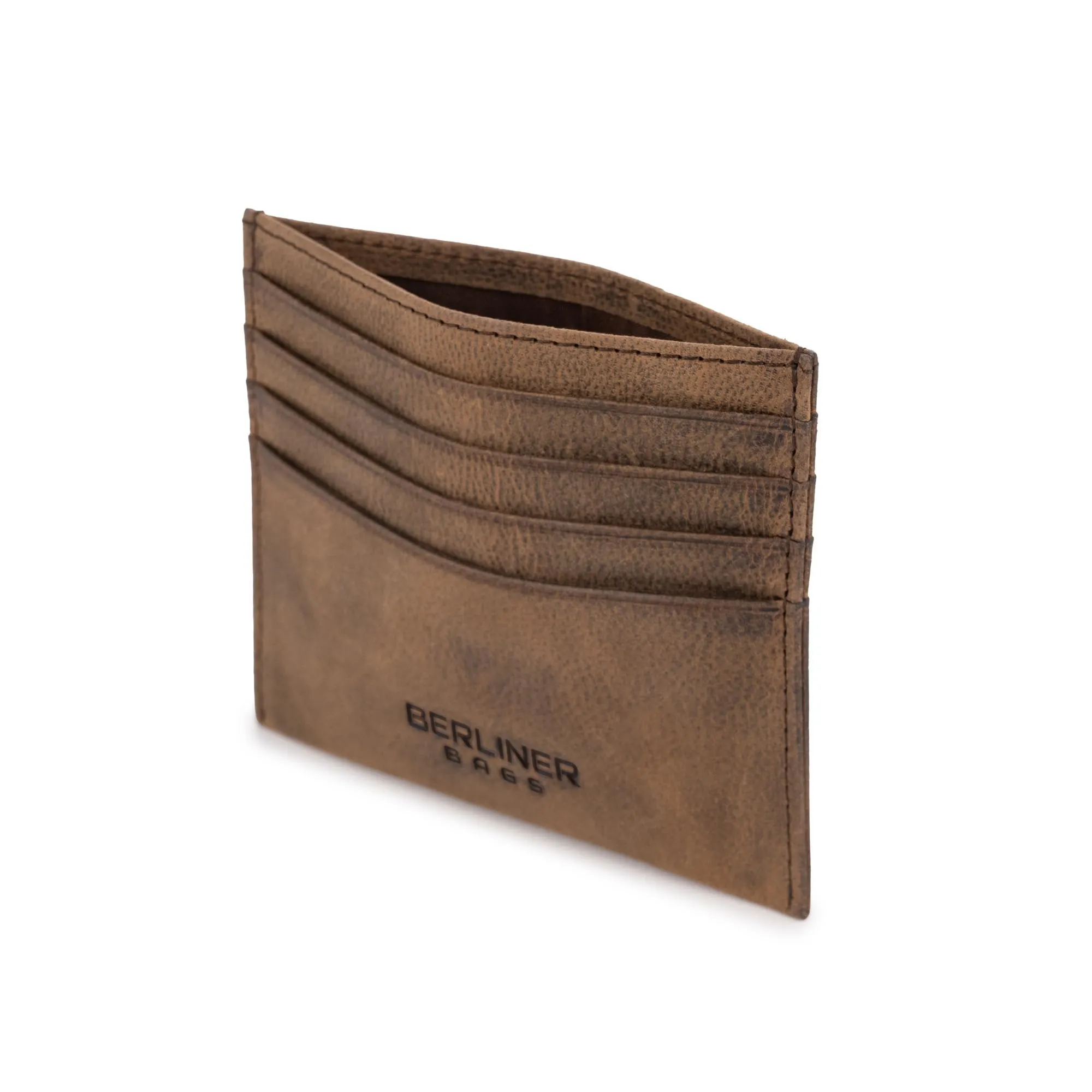 Berliner Bags Portacarte Uomo Slim Sottile in Vera Pelle con RFID e 8 Carte - immagine 2