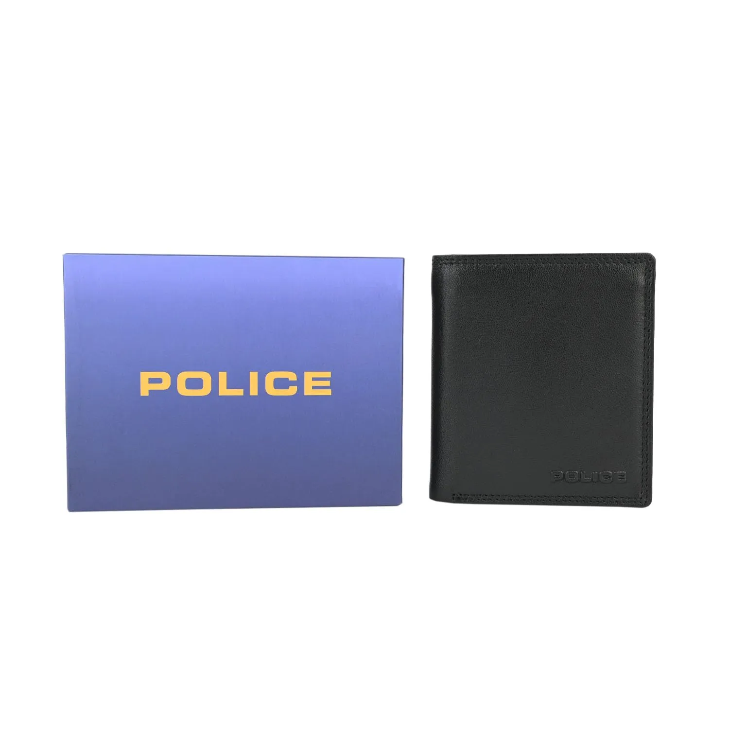 Police Portafoglio Uomo in Vera Pelle, Verticale, Piccolo Con Portamonete, Scatola Regalo - immagine 5