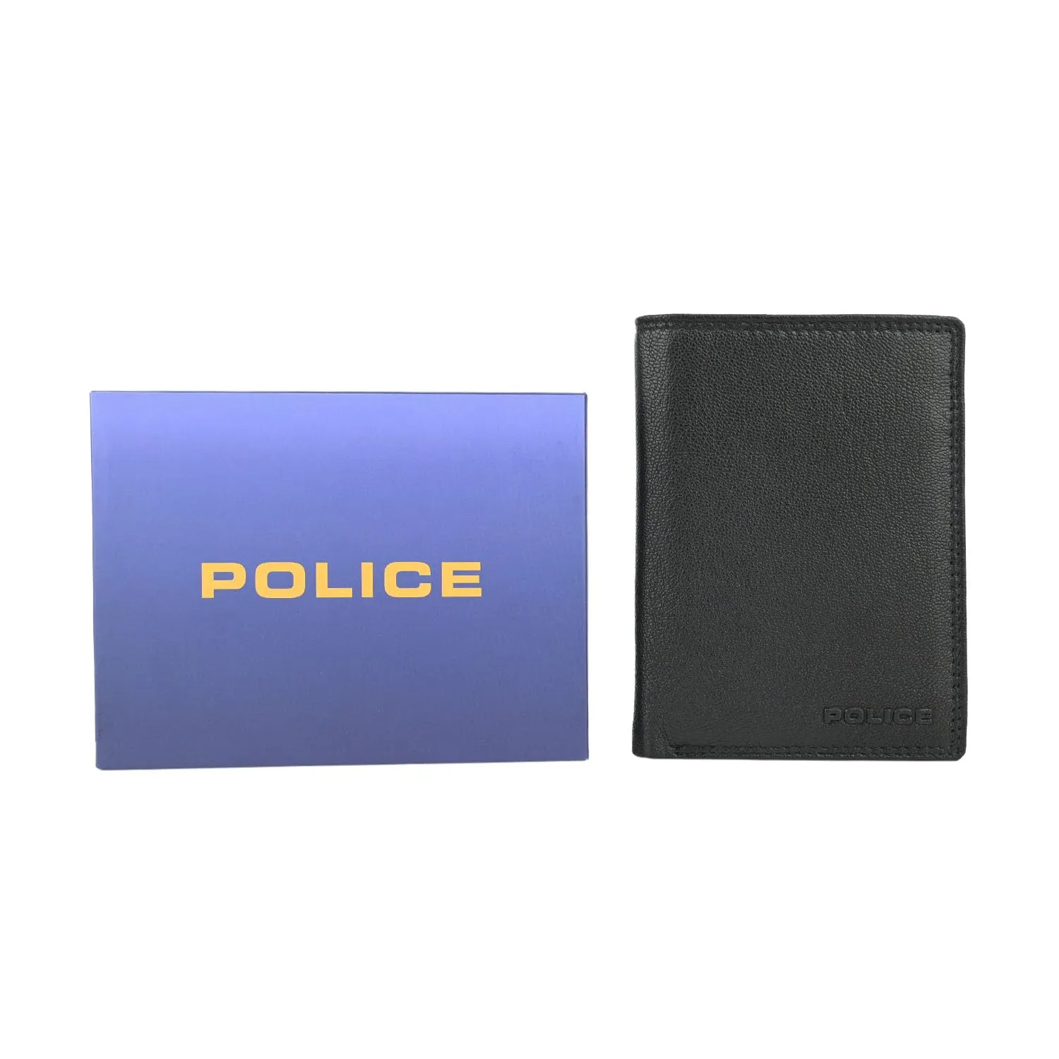 Police Portafoglio Uomo in Vera Pelle, Verticale, Grande, Senza Portamonete, Scatola Regalo - immagine 6